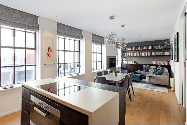 A beautiful two bedroom apartment for sale on Great Portland Street.