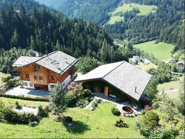 A beautiful five bedroom private estate for sale in the UNESCO World Heritage Dolomites. 