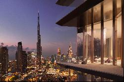 Elegant Downtown Dubai Apartment with a business bay view