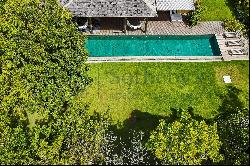 House with an ocean view in a gated community