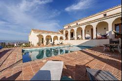 Andalusian-style villa with lake, mountain and sea views in Alca, Alcaucín 29711