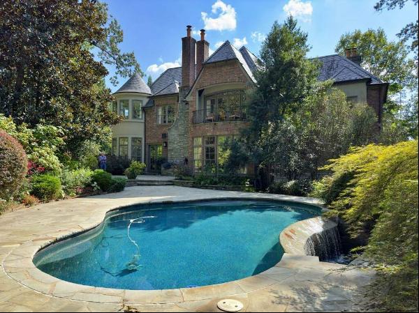 Exquisite French Country Living on a Secluded One-Acre Lot