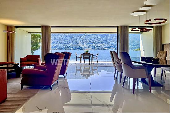 Exclusive luxury apartment with elegant design & lake view for sale in Locarno-Muralto