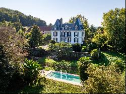 LOVELY NAPOLÉON III MANOR HOUSE IN THE BEARN WITH 10 ACRES OF PARKLAND.