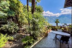 Villa Ponente: classic Mediterranean style property with view of Lake Maggiore in Minusio