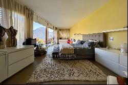 Lugano-Savosa: apartment with large private garden & view of Lake Lugano for sale
