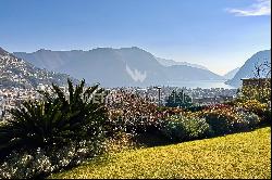 Lugano-Savosa: apartment with large private garden & view of Lake Lugano for sale