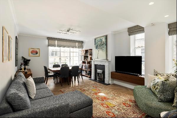 A recently refurbished second floor apartment located centrally in Knightsbridge.