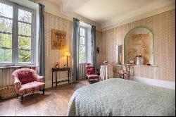 Burgundy. Beautiful historic property and its wooded park