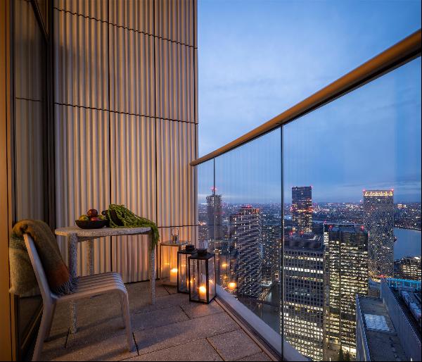 An exceptional duplex penthouse apartment located on the 56th and 57th floors of One Park 