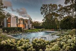 Magnificent East Hampton Village Modern, South of the Highway
