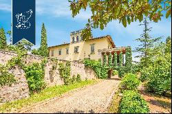 Historical 14th-century villa for sale on Florence's hills