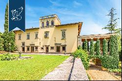 Historical 14th-century villa for sale on Florence's hills