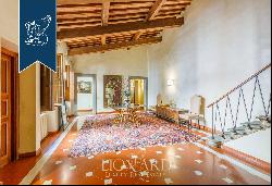 Apartment in historic 14th century villa with panoramic terrace for sale in Florence