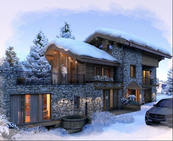 Beautiful chalet with exceptional living spaces in Val-d'Isère.