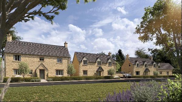 A brand new detached, 4 bedroom Cotswold stone home in the heart of the pretty village of 