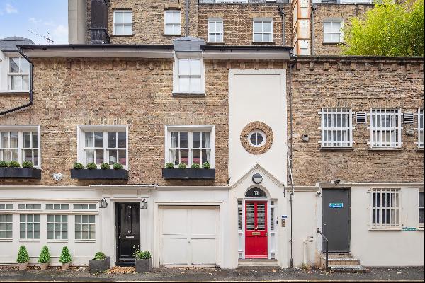 A wonderfully light first-floor apartment situated on a quiet mews, just off Gloucester Ro