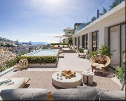 Luxury beachside apartment with a rooftop swimming pool in Limon, Malaga 29016