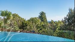 MOUGINS NEAR VILLAGE RARE VILLA SEA VIEW