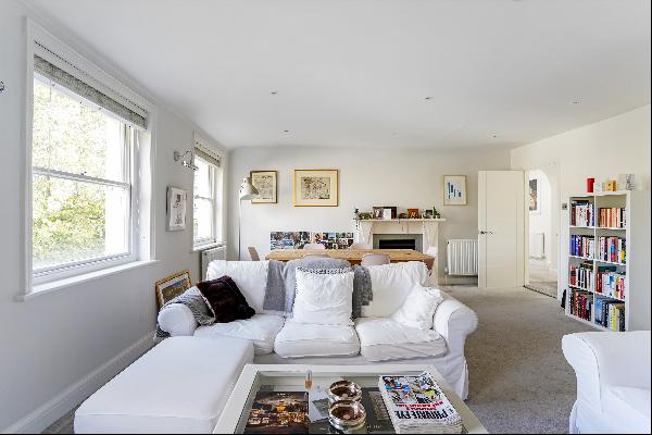 A top floor apartment offering stunning views in one of Marylebone's most sought-after gar