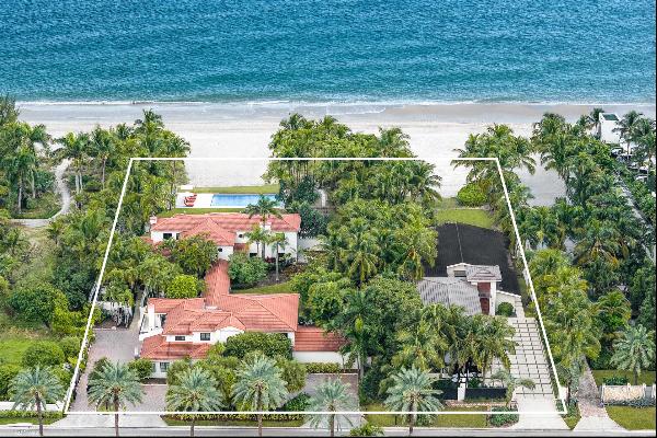 Step Inside With Me! A beachfront compound on the sands of prestigious Golden Beach. This 