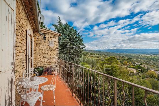 Gordes - Charming stone house with fantastic view