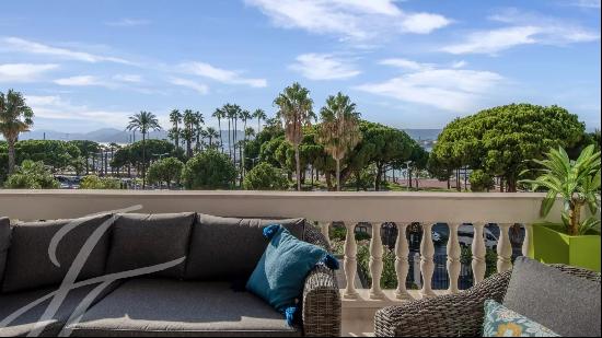 Cannes Croisette 4 rooms sea view