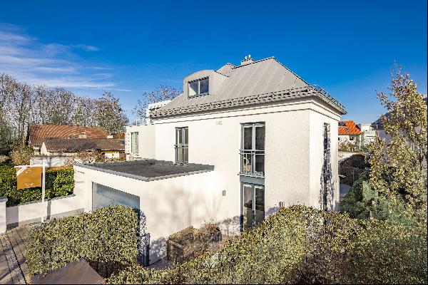 Modern detached house with heat pump in highly sought-after, quiet villa location