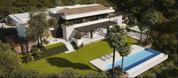 Stylish eight bedroom south facing villa in La Zagaleta 