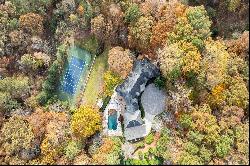 Stunning Private Gated Estate in Sandy Springs with Pool and Tennis Court