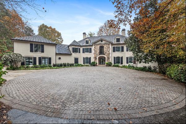Stunning Private Gated Estate in Sandy Springs with Pool and Tennis Court