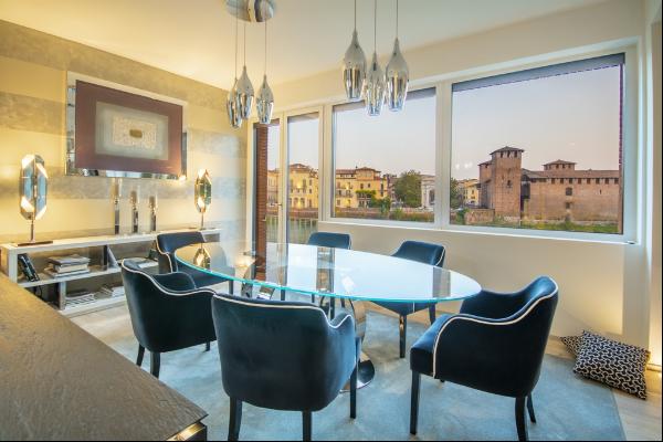 Luxury riverside apartment by Castelvecchio Verona