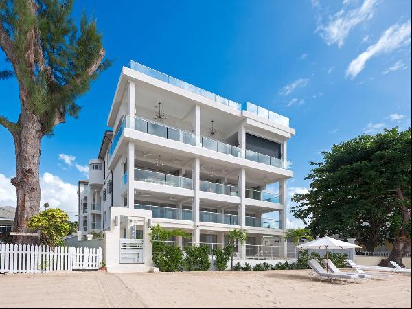 Luxury 5-bedroom apartment on Barbados' West Coast with stunning sea views and beach acces