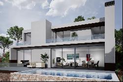 Beautiful newly built south facing house 5 minutes walk from Begur