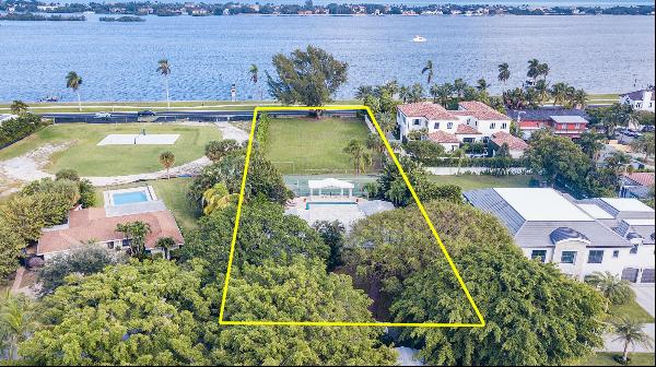 Incredible waterfront opportunity South of Southern. This 1.18+ acre lot is located direct