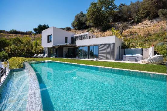 NICE GAIRAUT - MODERN VILLA - PANORAMIC SEA VIEW - SWIMMING POOL