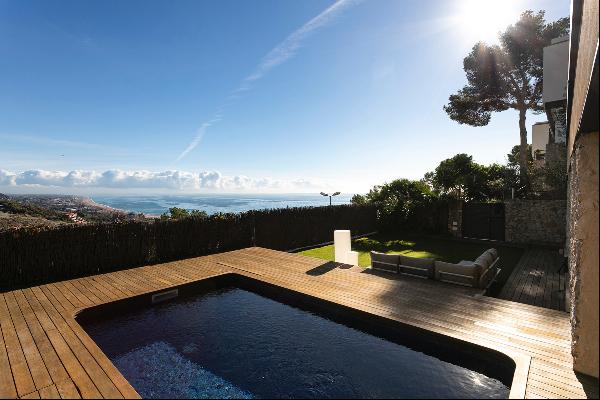 Fantastic house with spectacular sea views in Rat-Penat, Sitges