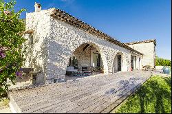 Provencal-style stone villa in the countryside of St Jeannet, Nice hinterland.