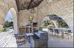 Provencal-style stone villa in the countryside of St Jeannet, Nice hinterland.