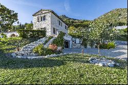 Provencal-style stone villa in the countryside of St Jeannet, Nice hinterland.