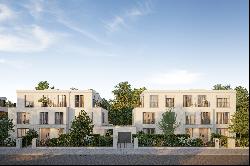 New build: Exquisite penthouse with 5 rooms, house-within-a-house character and 3 terraces