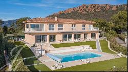 Sea view villa Direct access to the Esterel