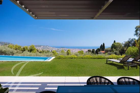 Nice modern villa with panoramic view