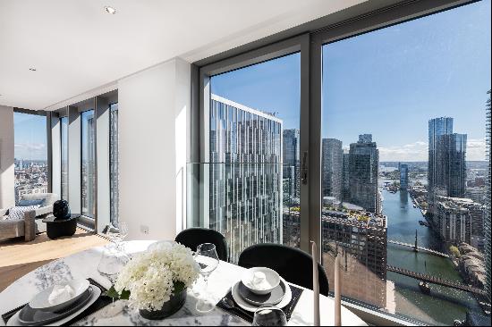 A bright two bedroom apartment located within one of the tallest residential buildings in 