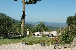 Renovated property, 21 ha in the heart of green Aude, 700 m2 with gite and B&B business, 