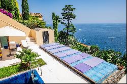 18th-century design villa with pool in Positano