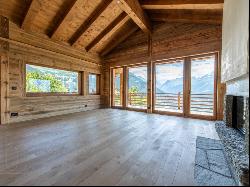 Luxury chalet with views of the Combins massif