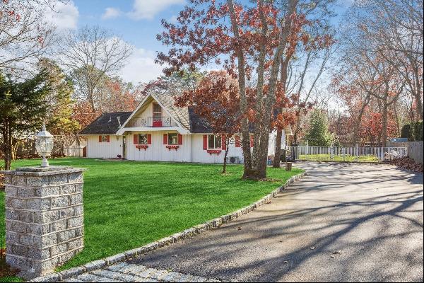 Welcome to your home in the Hamptons this summer! This charming, updated home boasts 4 bed