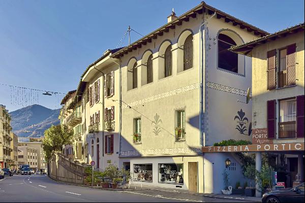 typical historic patrician building near Lake Maggiore
