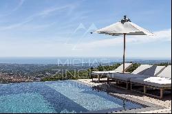 Close to Saint-Paul-de-Vence - Beautiful Brand-new Contemporary Sea View House